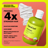 CurlBond conditioner with goop and claims: Prvides 4x stronger hair.